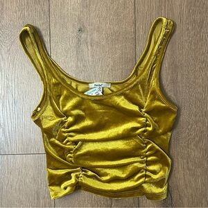 Papaya Velvet Crop top